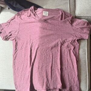 J. Crew Men's Short Sleeve Tee - Heathered Pink